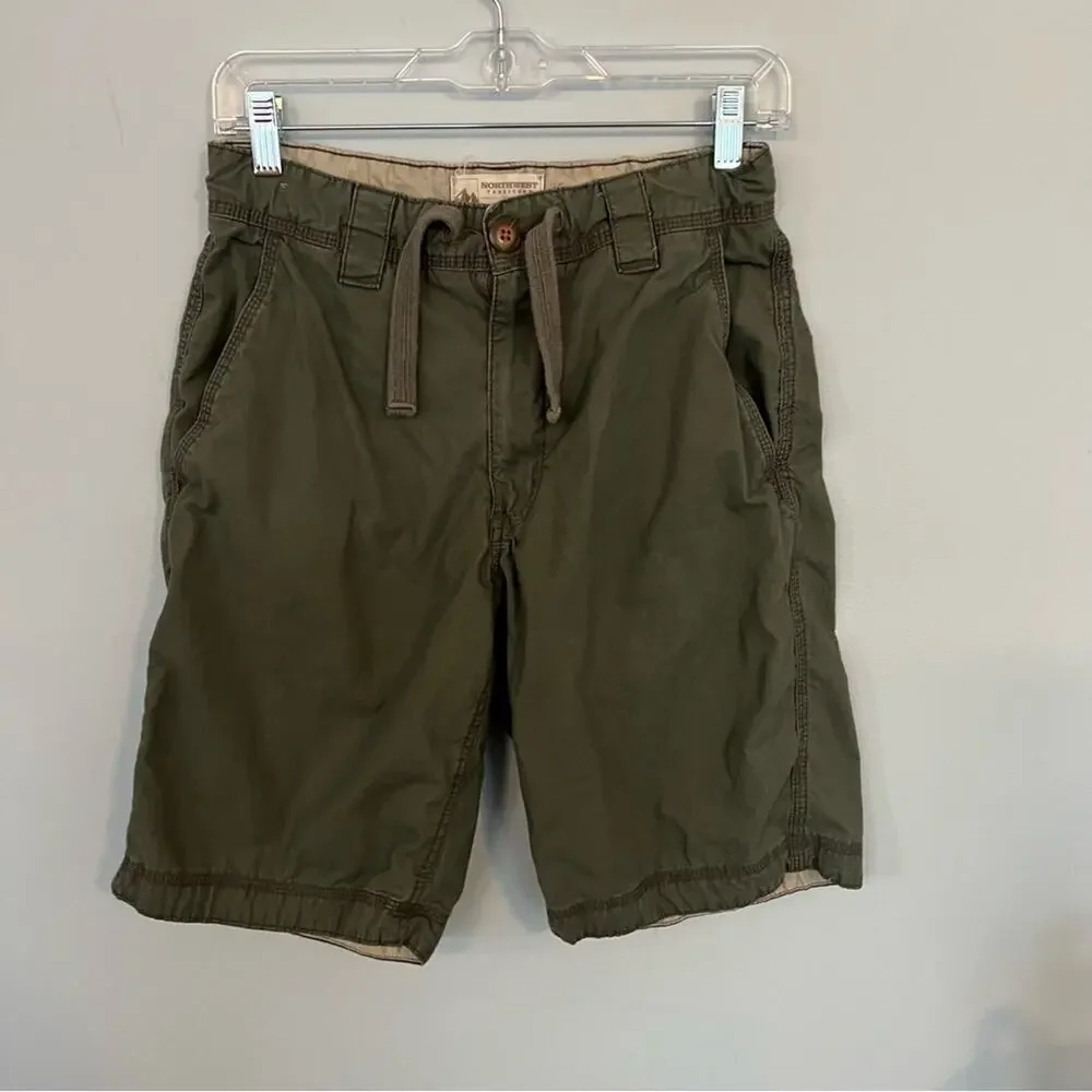 Northwest Territory Military Green Cargo Shorts Men's Size 30 Army Green